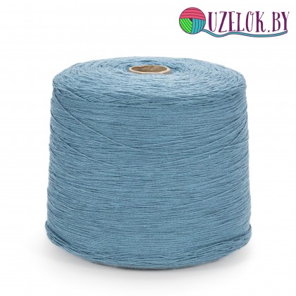   100%  хлопок   арт. COTONE пр-ль ZEGNA BARUFFA  370 м /100г     ILLUSION BLUE, насыщенно-голубой чуть в петрол