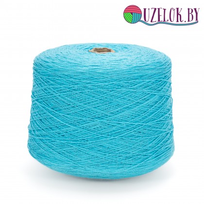   100%  хлопок   арт. COTONE пр-ль ZEGNA BARUFFA  370 м /100г  бирюзовый