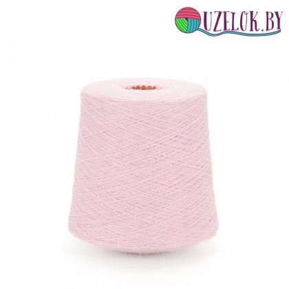 75% шерсть кардная  экстрафайн 25% ангора art Lamora  пр-ль Lanecardate 1/16, 1600м/100гр  розовый зефир