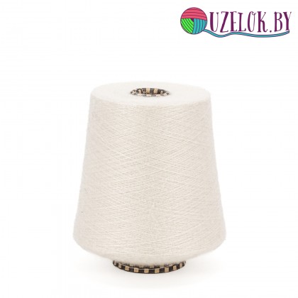 50 % кашемир  50% шёлк  арт. ALBA  пр-ль CARIAGGI  3000м/100гр  белый, молочный