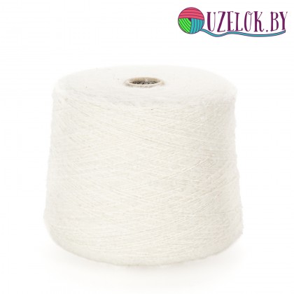 56% baby alpaca 16% шёлк 28% PL   арт.  EMERA пр-ль  Lanificio dell OLIVO 450м/100гр  белый