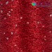 50% па, 50% люрекс+ микропайетки, Siyue, Lurex Sequins   1800м/50гр,  красный+пайетка серебро, № 26