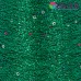 50% па, 50% люрекс+ микропайетки, Siyue, Lurex Sequins   1800м/50гр,  сочный зеленый+ пайетка мультиколор, № 20