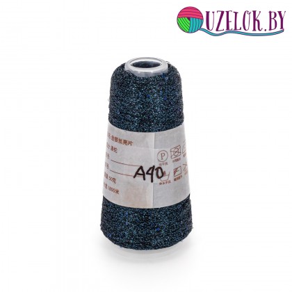 50% па, 50% люрекс+ микропайетки, Siyue, Lurex Sequins   1800м/50гр, звездное небо + пайетка в цвет № 40