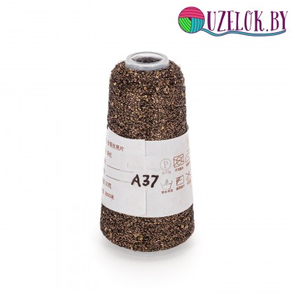 50% па, 50% люрекс+ микропайетки, Siyue, Lurex Sequins   1800м/50гр,  бронза + пайетка в цвет