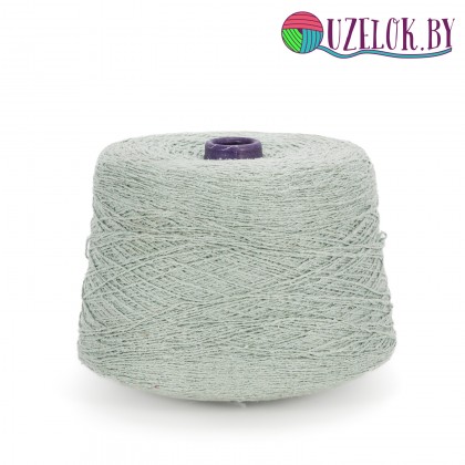 100%  буретный шёлк   арт. SETA BOURETTE  пр-ль  FILATI VENEZA  2/9, 450м/100гр  мятный