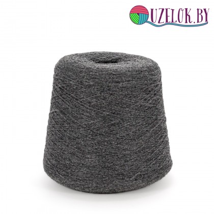 100 % кашемир  арт. PRESTIGE  пр-ль BIELLA YARN  2/26   1300м/100гр  темно-серый, меланж