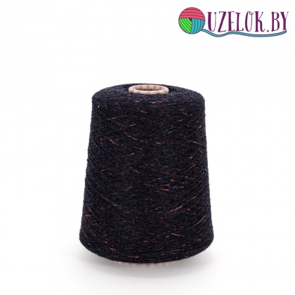 97% кашемир 3% ПА  арт.  TUX COMFORT  пр-ль  BIAGIOLI  MODESTO  1450 м /100г    твид баклажан  с рыжими крапушками