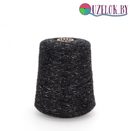 97% кашемир 3% ПА  арт.  TUX COMFORT  пр-ль  BIAGIOLI  MODESTO  1450 м /100г    твид угольный  с белыми крапушками