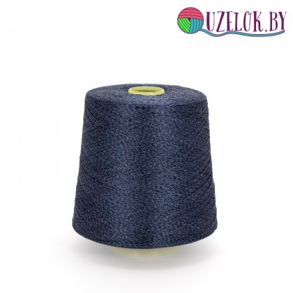 100% шёлк  арт. SAUVAGE  пр-ль BOTTO GIUSEPPE   2/48. 2400м/100гр  сине-джинсовый меланж