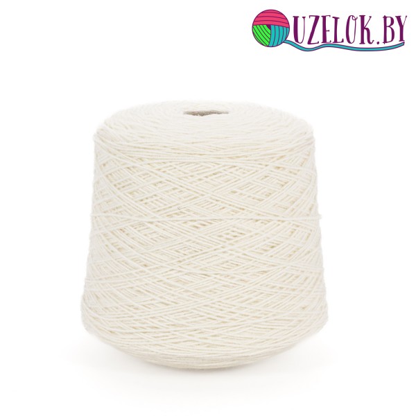 50% меринос 50%, полиакрил   арт  DOLCETTO  пр-ль HF Filati  250м/100г  белый