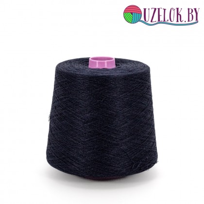 100% лён  арт.  SMERALDO  пр-ль  ZEGNA BARUFFA   2/36   1800м/100гр  DEEP NAVY. тёмно-синий