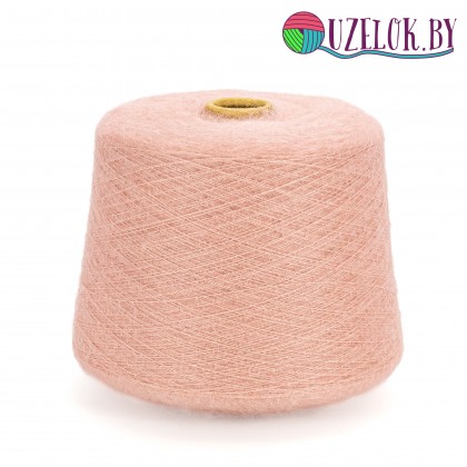70% Супер кид-мохер 30% шёлк пр-ль FILCOM  арт. AURORA   850м/100гр   пудрово-розовый