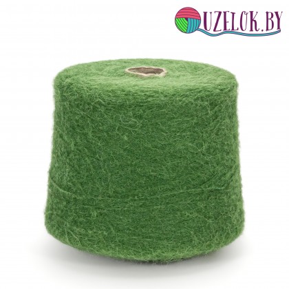  55% альпака суперфайн, 15% меринос, 30% ПА арт. BIANCA пр-ль Lanificio dell`Olivo  1000м/100гр  майский зеленый