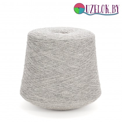 75% меринос 25 % ангора  арт. PASHA пр-ль ZEGNA BARUFFA   1/16,  1600м/100г  серый, меланж