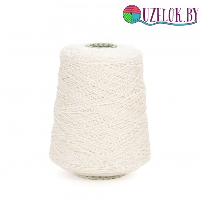    60% шёлк малберри 40% лён  арт. POSITANO пр-ль  BIAGIOLI MODESTO 330м/100г молочный, с матовым блеском 