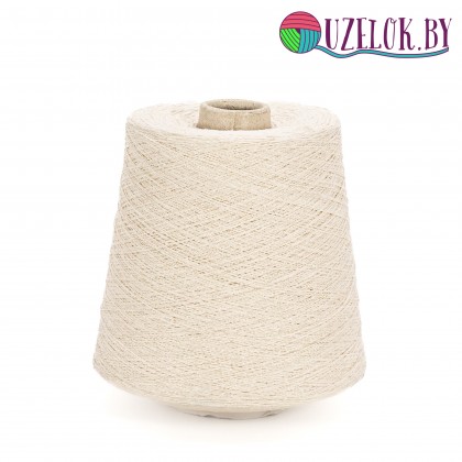    100% буретный шёлк   арт. SETA BOURETTE пр-ль SERVIZI E SETA  1500м/100г кремовый