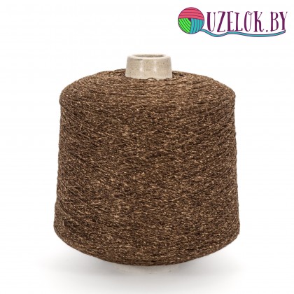 65%  меринос, 35% буретный шёлк  арт.DONEGAL  пр-ль SESIA  700м/100г     золотисто-коричневый меланж