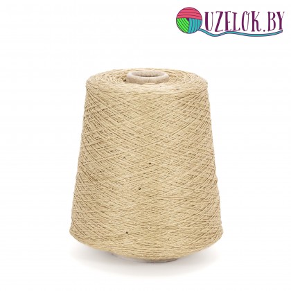 100 %  лён  + пайетка арт LINO пр-ль FILATI NATURALI    430м/100гр  скошенная трава + пайетка 2 мм золото