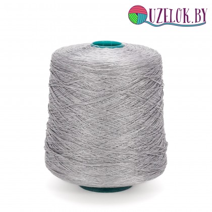 100 % шёлк шаппе art. SETA пр-ль Filati Buratti   950м\100гр.  стальной