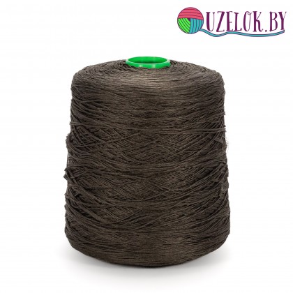 100 % шёлк шаппе art. SETA пр-ль Filati Buratti   640м\100гр. тёмно-болотный