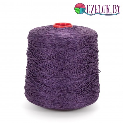 100 % шёлк шаппе art. SETA пр-ль Filati Buratti   650м\100гр. Ирис фиолетовый, чуть меланж в близких тонах