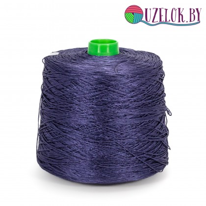 100 % шёлк шаппе art. SETA пр-ль Filati Buratti   500м\100гр.  Сине-сиреневый