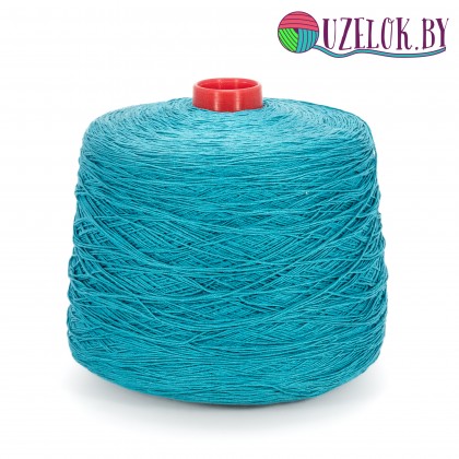 100 % шёлк шаппе art. SETA пр-ль Filati Buratti   500м\100гр.  лазурный