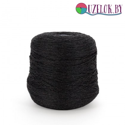 70%  меринос 30% шёлк   арт. KALI    375м/100г  антрацит