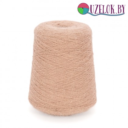 80 % пух ангорского кролика 20% меринос  арт. SPIKY 80  2/10  500м/100гр.  нежный персик