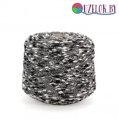 Меринос, акрил, ПА арт.MUPPET пр-ль Manifattura King S.r.l. 380м/100гр черный/белый Меринос, акрил, ПА арт.MUPPET пр-ль Manifattura King S.r.l. 380м/100гр черный/белый