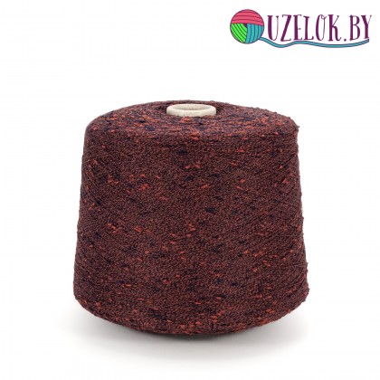 73% вискоза, 27% полиамид   арт.  Nodino Tweed   пр-ль Di Ve spa   1450м/100г  бордо-тёмно-синий