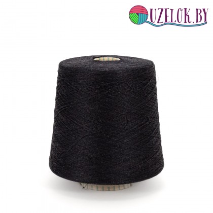 100% шёлк  арт. DRAGON  пр-ль Botto POALA   3000м/100г   NERO. чёрный