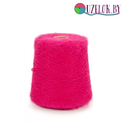 80 % пух ангорского кролика 20% ПА  арт. SPIKY 80  2/10  500м/100гр.   розовый павлин