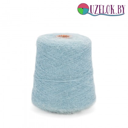 80 % пух ангорского кролика 20% ПА  арт. SPIKY 80  2/10  500м/100гр.   незабудка