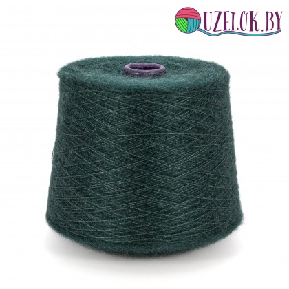 70% Супер кид-мохер 30% шёлк  арт. KID SILK пр-ль FILATI VTNEZIA  900м/100гр  BAYBERRY (название пр-ля) ,темно-зеленый