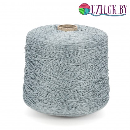 100% лён    арт.  LINO   пр-ль FILATI NATURALI  430м/100гр   серо-голубой