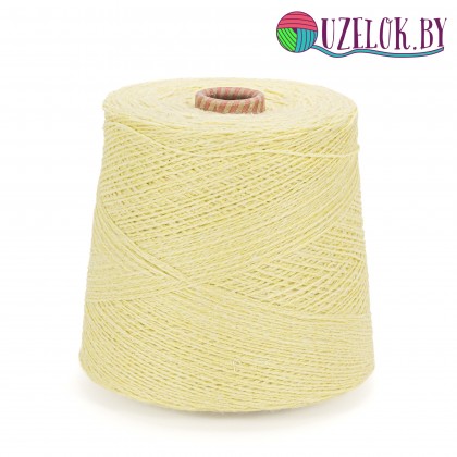   70%  меринос  20% буретный шёлк 10% лён   арт. SELENE  арт. Loro Piana 2/7 350м/100г лимонное мороженное