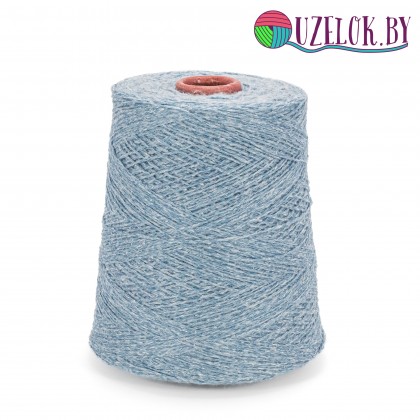   70%  меринос  20% буретный шёлк 10% лён   арт. SELENE  арт. Loro Piana 2/7 350м/100г голубое небо