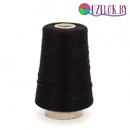  55% шёлк малберри 45% кашемир   арт. ROYAL CASHMERE пр-ль SERVIZI E SETA   2/48  2400м/100г чёрный