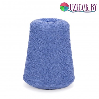 100% меринос   арт. SUPERGEELONG  пр-ль Zegna Baruffa  1/15  1500м/100гр голубой,  чуть  меланж