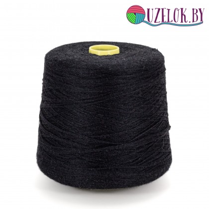 70 % меринос экстрафайн 30% шёлк  арт. ZEN пр-ль BOTTO GIUSEPPE  2/48. 2400м/100гр  иссиня-чёрный