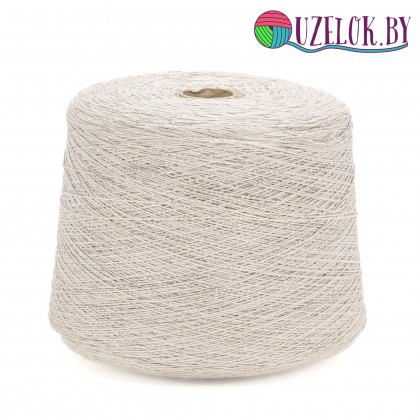   40% хлопок 35% вискоза 17% Pа 8% люрекс    арт. SAMBUCA LUX пр-ль Cofil   640м/100г  молочный/серебро 