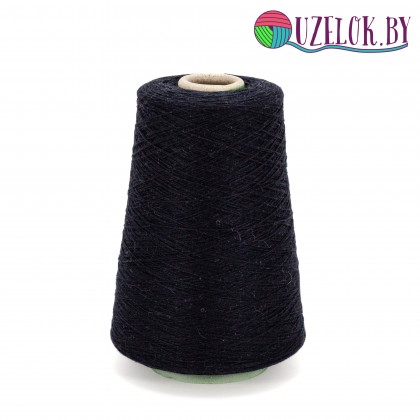 100% беби кашемир арт. BABY CASHMERE пр-ль LORO PIANA 2/26 1300м/100гр  нави, тёмно-синий